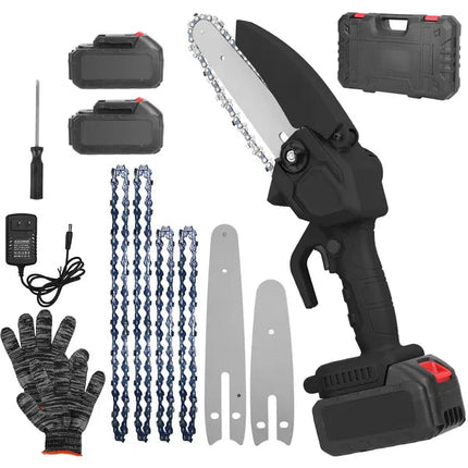 Electric Mini Chainsaw Portable Handheld Cordless Small Chain Saw