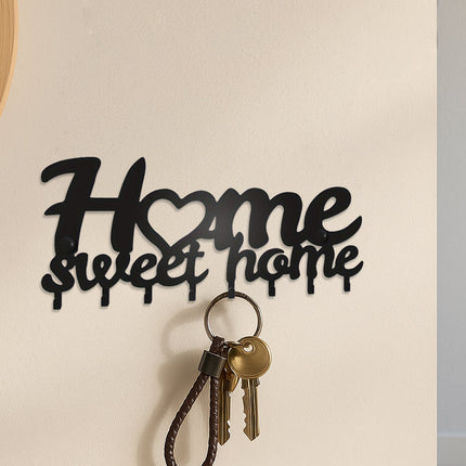Sleek Adhesive Key Holder - Metal Key Holder Wall Mount W Contemporary