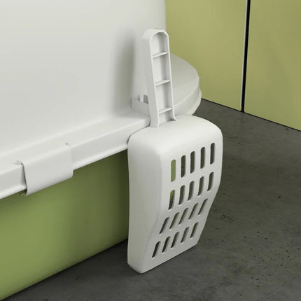 Covered Cat Litter Box With Lid, Scoop, Deodorizing Bags For Odor