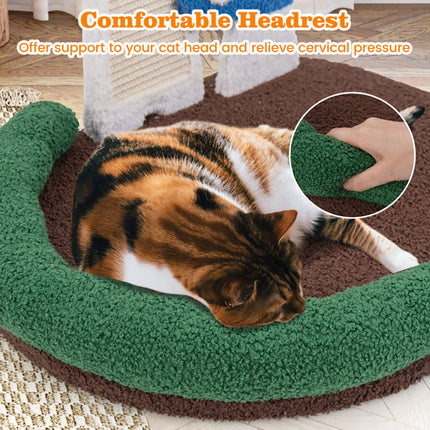Mushroom Cat Bed Cat Claw Scratcher With Wide Bed And Sisal Scratch