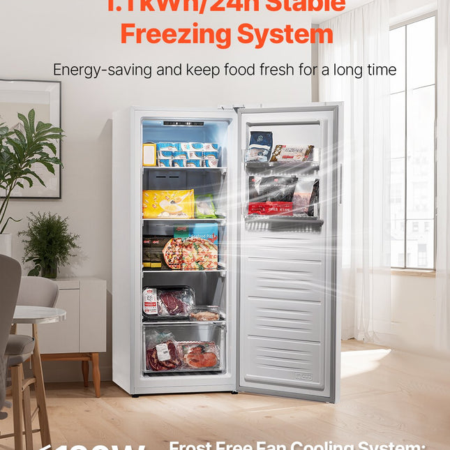 Convertible Freezer/Refrigerator 11 Cu.Ft Frost Free Upright Freezer