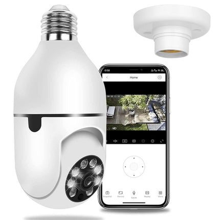 1Pc E27 WiFi Bulb Camera 1080P FHD WiFi IP Pan Tilt Security