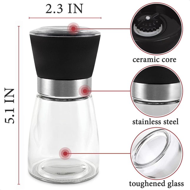 Salt and Pepper Grinder   Ceramic Salt and Pepper Grinder for Salt and