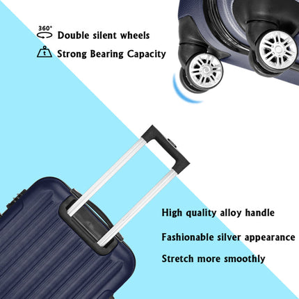 Vertical 3-in-1 Spinner Wheel With Handle Trolley Case 20in 24in 28in