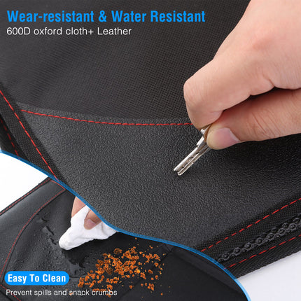 2 Packs Car Seat Protector Cushion Mat Pad With Thick Padding