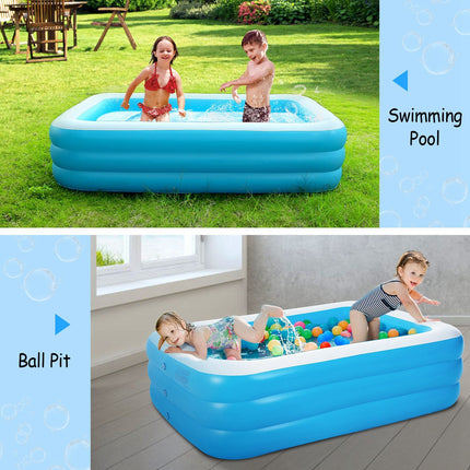 1Pc Inflatable Swimming Pools Family Swim Play Center Pool Blow Up