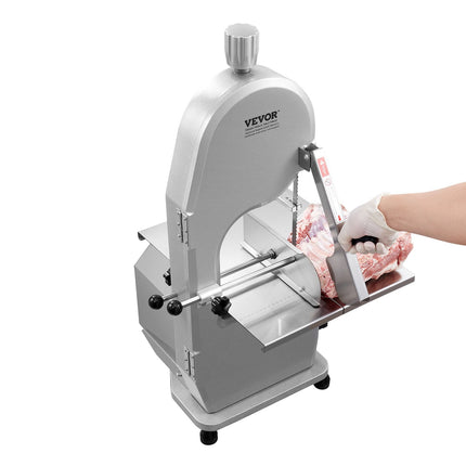 1800W Commercial Electric Meat Bandsaw Stainless Steel Bone Sawing