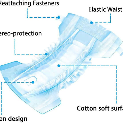 Disposable Dog Diapers for Female Dogs - Jeans Super Absorbent 24 Ct