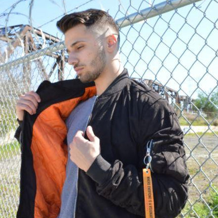 FAUX SUEDE BOMBER 6111