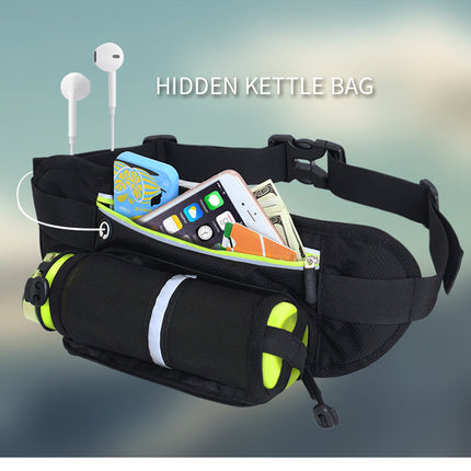 Running Waist Belt Bag Marathon With Water Bottle