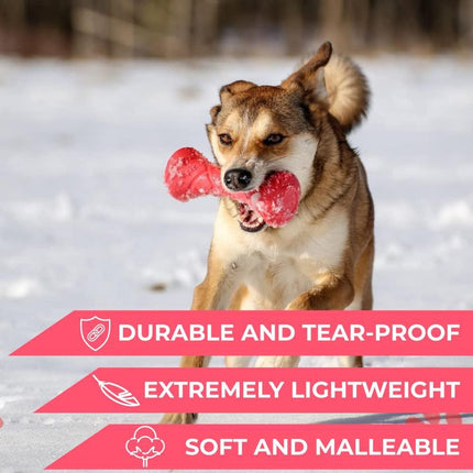 Dumbbell Dog Fetch Toy   Outdoor Barbell Dog Toy for Small Medium and