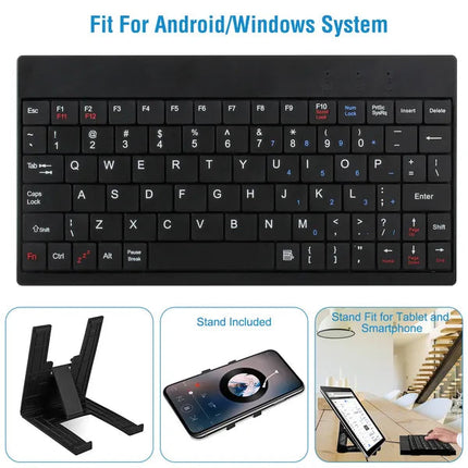 80 Keys Wired Keyboard Mini USB Connector Keyboard Portable Durable
