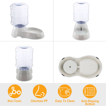 3.5L 1Gal Pet Water Dispenser Self-Dispensing Gravity Pets Water