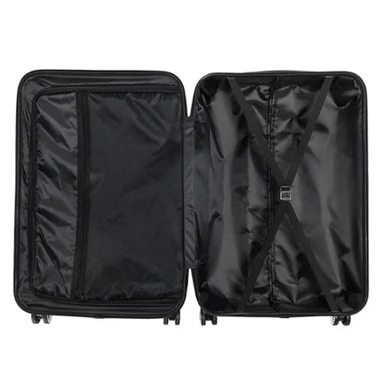 3-in-1 Portable ABS Trolley Case 20inch  24inch  28inch Orange