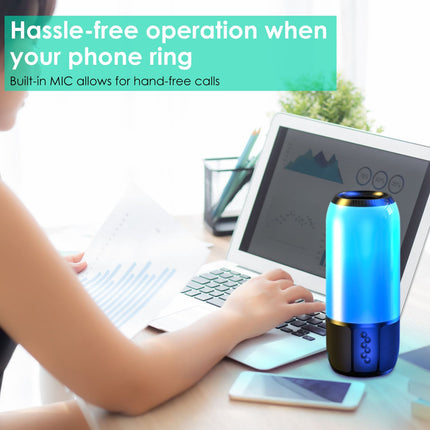 1Pc Wireless Portable Speaker Loud Stereo Speaker With 6 Color