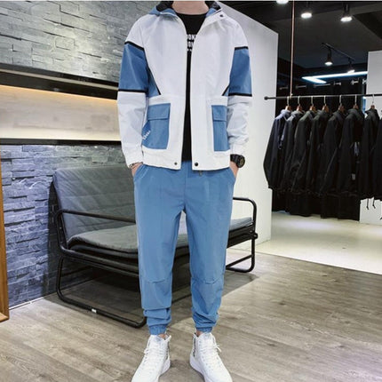 SeoulEase™ – Korean Men's Two-Piece Tracksuit