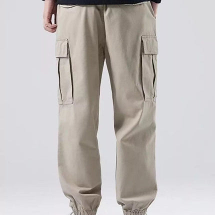 Men's Plus Size Relaxed Fit Cargo Joggers