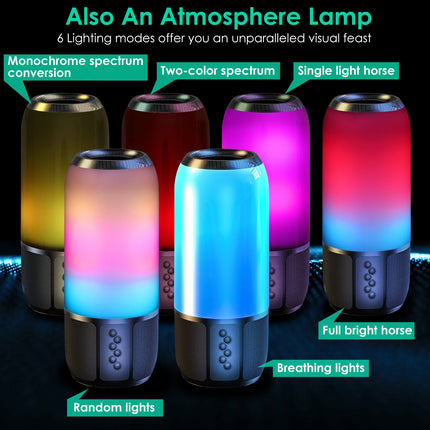 1Pc Wireless Portable Speaker Loud Stereo Speaker With 6 Color