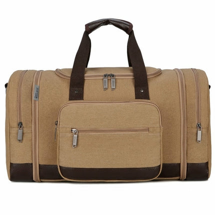 Men's Large Capacity Canvas Luggage Sports Gym Bag