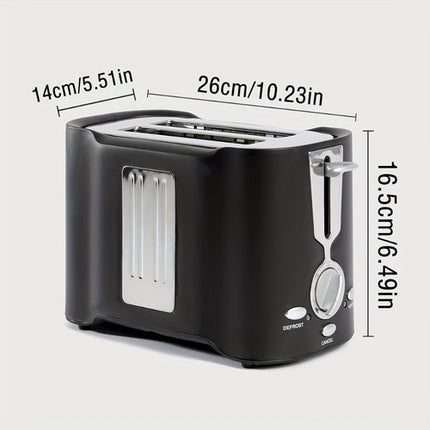 2 Slice Toaster, Quick & Even Results Every Time, Wide Slots Fit Any