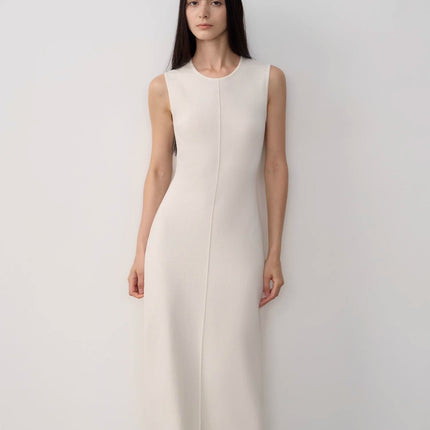 Fireladyfur Women's Merino Wool Knit Dress"Island Letters"