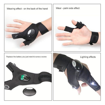 Flash Light LED Gloves Multipurpose
