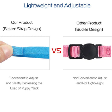 12 Colors Whelping Puppy ID Collars Adjustable Double-Sided Pet ID