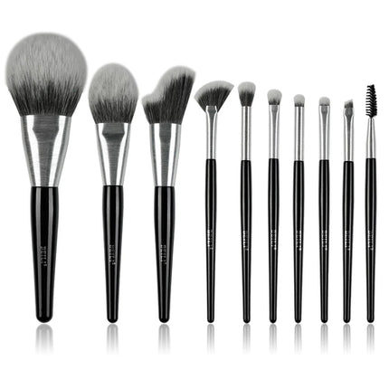 Beli 10pcs Professional Makeup Brush Set New Design Brushed Tube