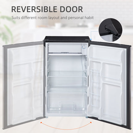 3.2 Cu.Ft Mini Fridge with Freezer, Single Door Compact Refrigerator