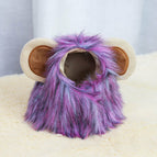 L / Purple lion hat