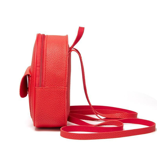 Solid Color Fashion Small Backpack For Women