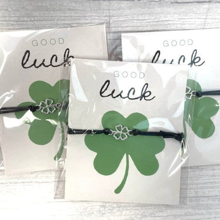 Good Luck St Patricks Day Bracelet On Card