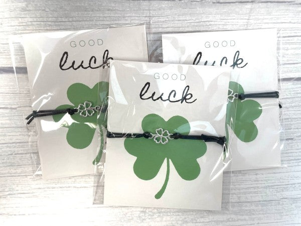 Good Luck St Patricks Day Bracelet On Card