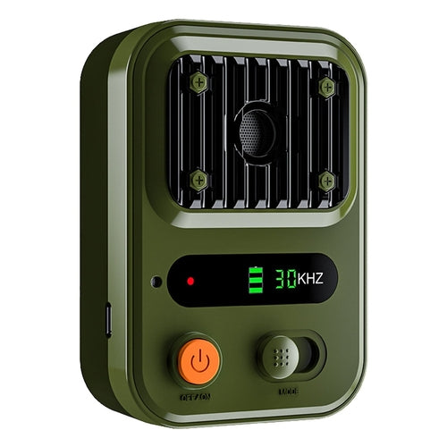 Black-Green Color Options -- 1Pc Ultrasonic Anti-Barking Device