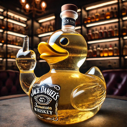 Funny French Whiskey Bottle