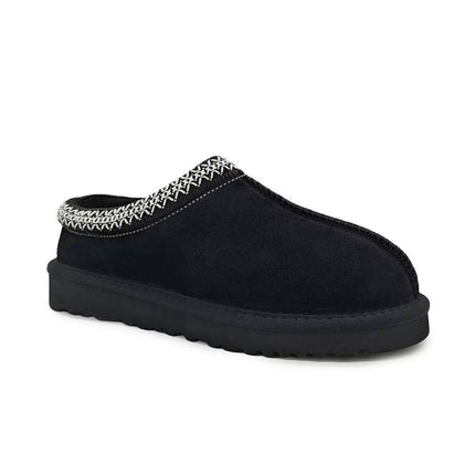 Plush Fur-Lined Platform Mules - Fleece Lined Women Clogs