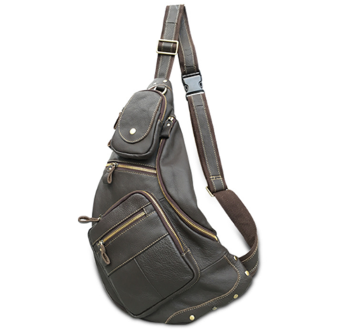 Solid Color Anti-theft Chest Bag For Men