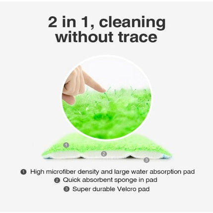 Washable Mat Spray Mop - Superfine Fiber Mop With 300ML Reusable