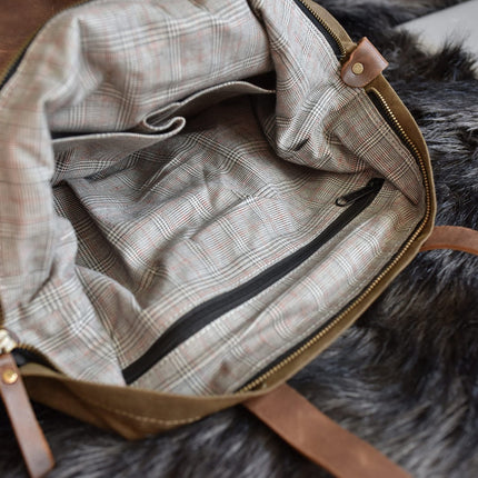 Boyfriend Tote Canvas