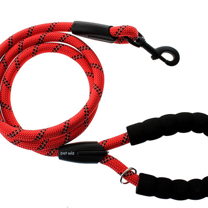Dog Rope Lead With Reflective Stitching and Padded Handle