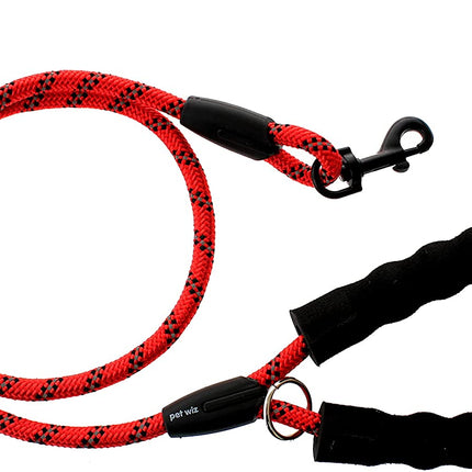 Dog Rope Lead With Reflective Stitching and Padded Handle