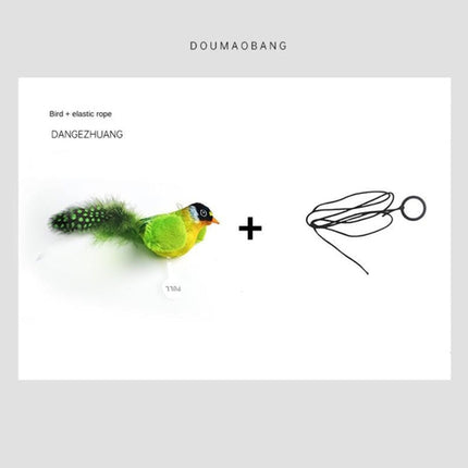 Cute Bird Design Cat Teaser Toy, SimulationParrot Cat Teaser Toy,