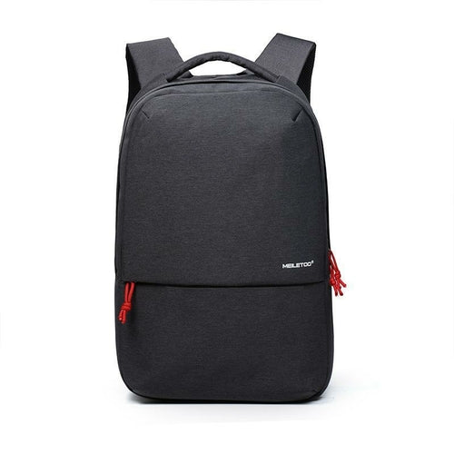 Multi Function Contrast Color Casual Laptop Backpack