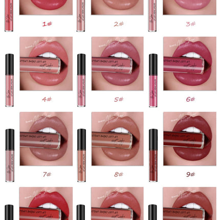 Silky Cream Texture Lip Gloss Aliexpress Shopee Cross-Border Exclusive