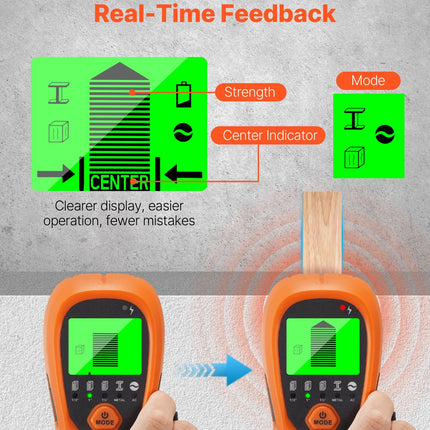 Stud Finder Wall Scanner, 5 In 1, Electronic Wall Stud Detector With