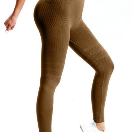 Ultra high waist non slip yoga pants with no trace, peach buttocks