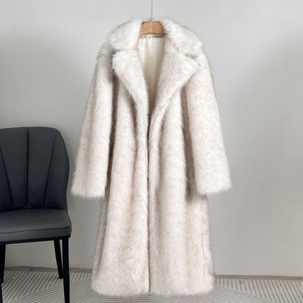 Royal Faux Fur Maxi Coat – 25 Edition