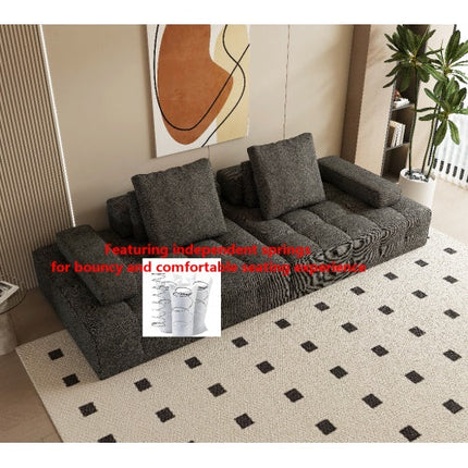 Sofa Couch For Living Room, Modern Loveseat Sofa With Extra Deep