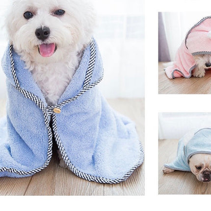 Pet bathrobe