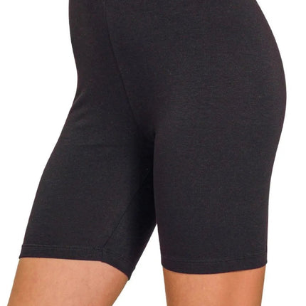 Zenana Premium Cotton Biker Shorts